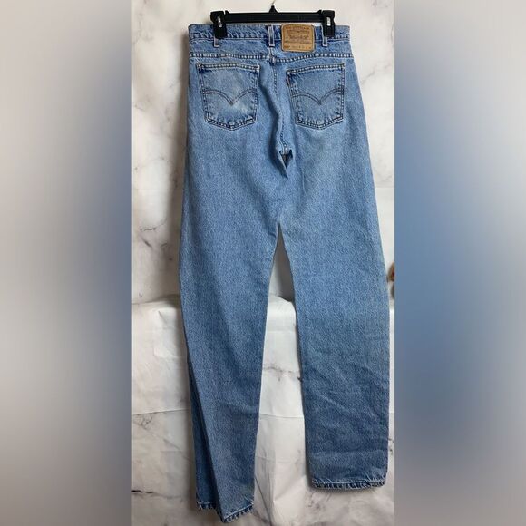 Levi's 505 Light Stone Wash Regular Fit Straight Leg Jeans 36 - Picture 1 of 8
